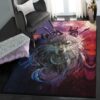 dreamcatcher indoor outdoor carpet wolf dreamcatcher rug
