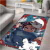 kamado tanjiro demon slayer rug demon slayer carpet dining room rug indoor outdoor rugs v483