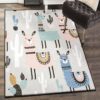 llama modern area rugs llama rug