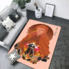 rengoku kyojuro demon slayer area rug demon slayer carpet bathroom rugs indoor rug v473