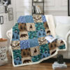 bear blanket bear comfort blanket fleece blanket throw blanket v10