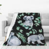 bear blanket bear comfort blanket fleece blanket throw blanket v22
