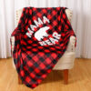 bear blanket bear comfort blanket fleece blanket throw blanket v26