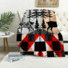 bear blanket bear comfort blanket fleece blanket throw blanket v27
