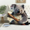 bear blanket bear comfort blanket fleece blanket throw blanket v33