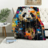 bear blanket bear comfort blanket fleece blanket throw blanket v6