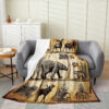 deer blanket deer comfort blanket fleece blanket throw blanket v102