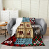 deer blanket deer comfort blanket fleece blanket throw blanket v11