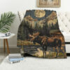 deer blanket deer comfort blanket fleece blanket throw blanket v22