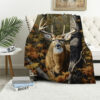 deer blanket deer comfort blanket fleece blanket throw blanket v25