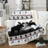 deer blanket deer comfort blanket fleece blanket throw blanket v28