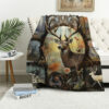deer blanket deer comfort blanket fleece blanket throw blanket v3