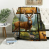 deer blanket deer comfort blanket fleece blanket throw blanket v59