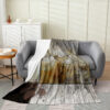 deer blanket deer comfort blanket fleece blanket throw blanket v97