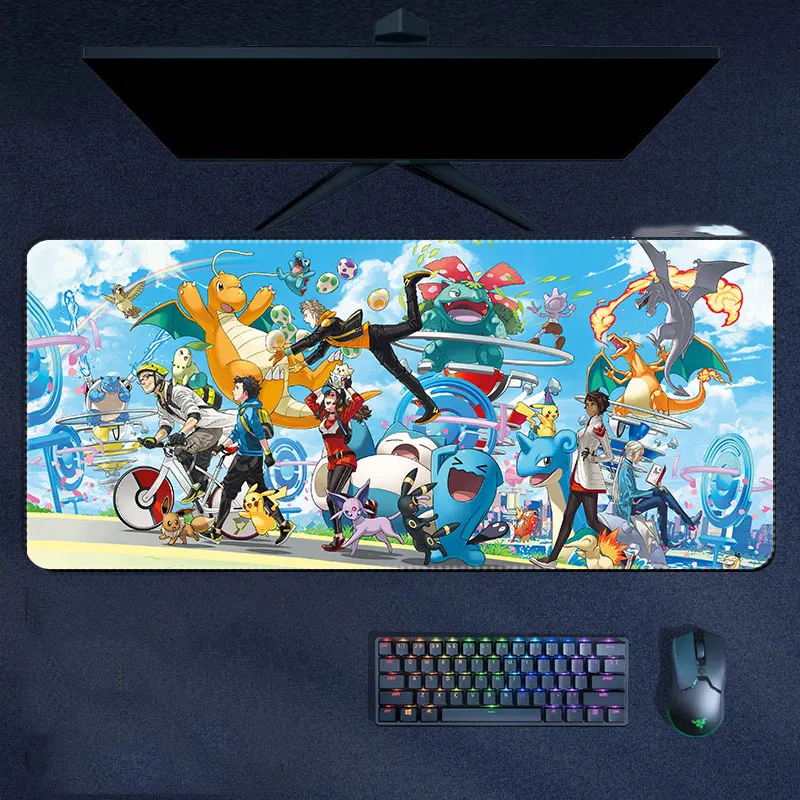 pokemon mouse pad pokemon large mouse pad pokemon xxl mousepad 16 x 35 in v10
