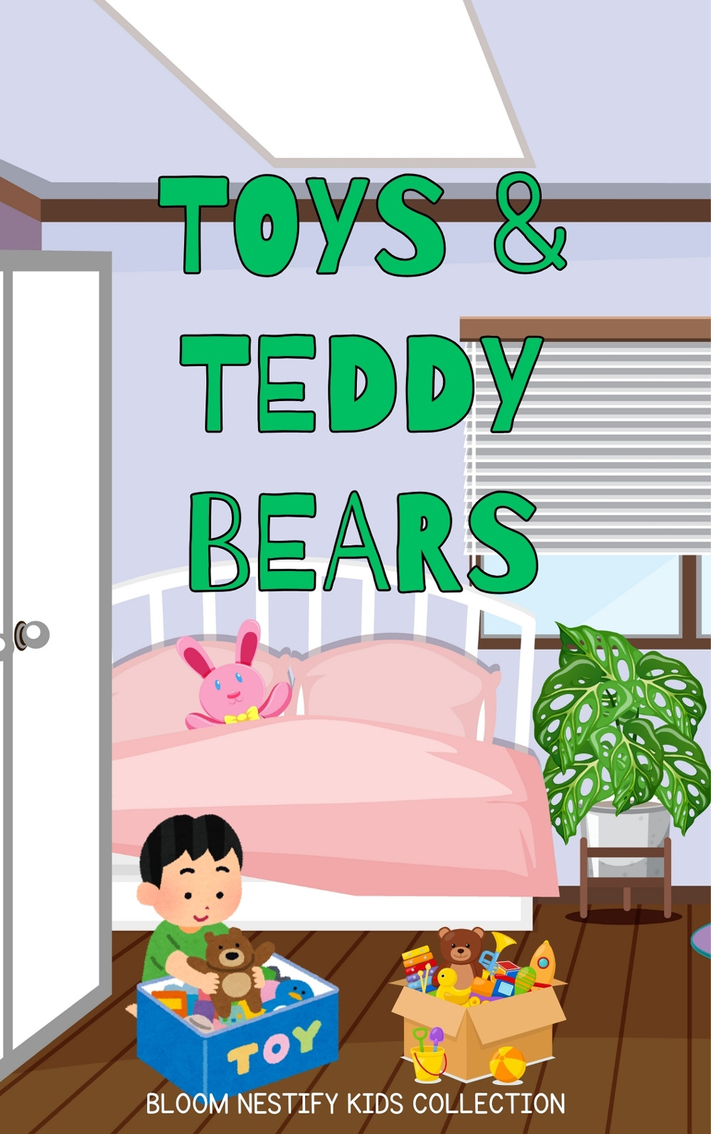 Bloom Nestify Toys & Teddy Bears – Children’s Coloring Book