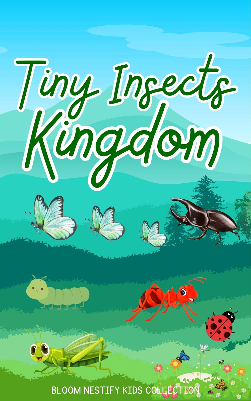 Tiny Insects Kingdom – A Captivating Coloring Adventure for Children by Bloom Nestify