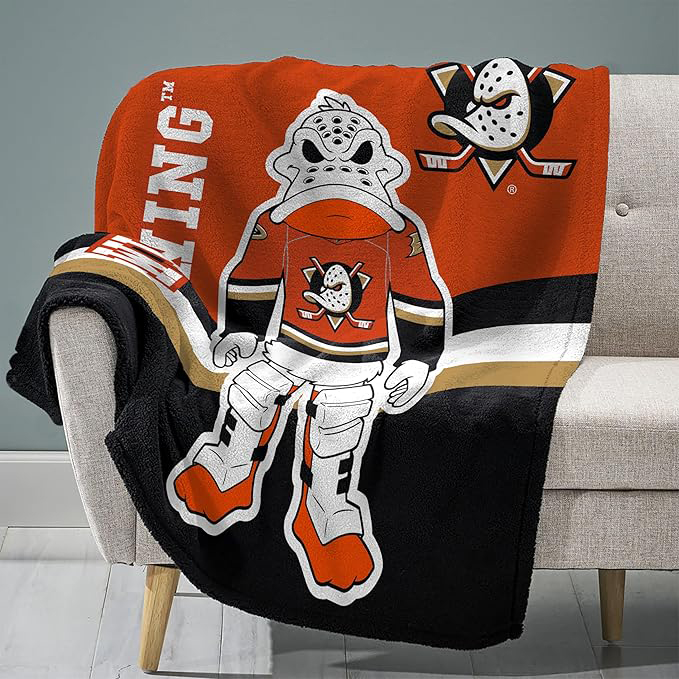 Anaheim Ducks Blankets FLeece Blanket Throw Blanket