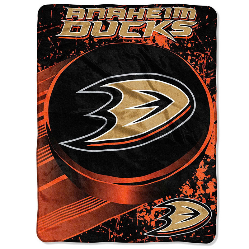 Anaheim Ducks Blankets Sherpa Blanket Throw Blanket