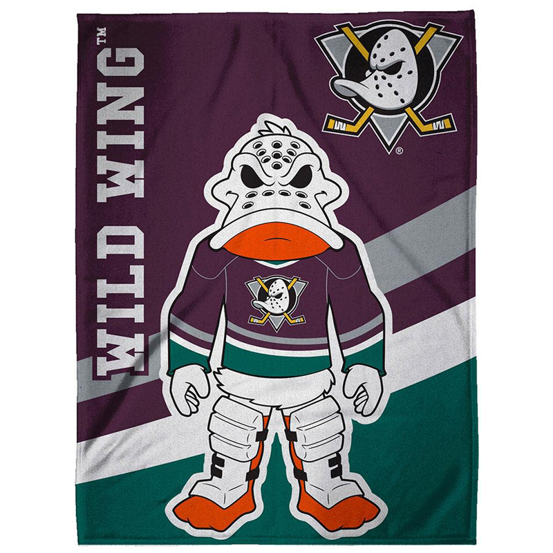 Anaheim Ducks Blankets Sherpa Blanket Throw Blanket