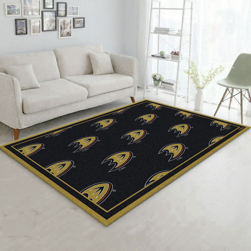 Anaheim Ducks Rug NHL Area Rug Kitchen Rug Indoor Indoor Rugs Rectangle Carpet