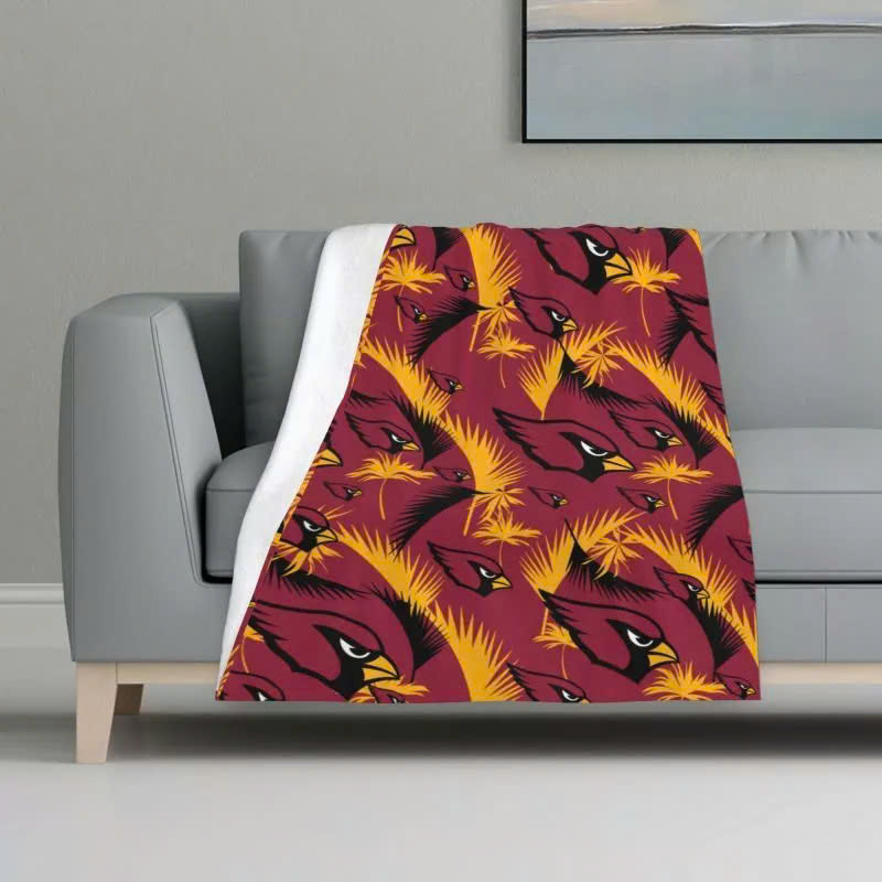 Arizona Cardinals Blankets FLeece Blanket Throw Blanket
