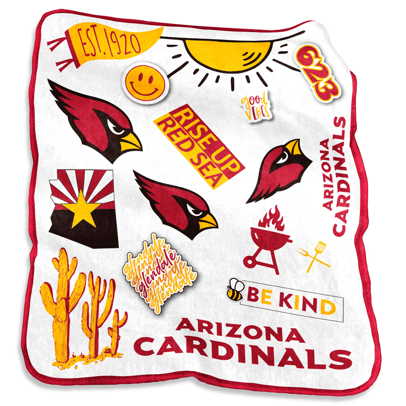Arizona Cardinals Blankets FLeece Blanket Throw Blanket