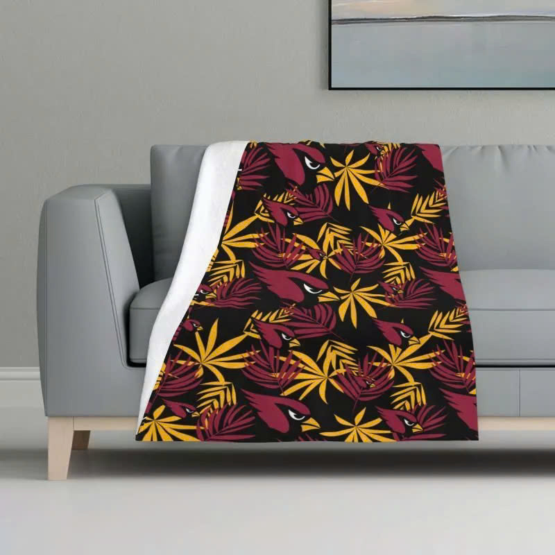 Arizona Cardinals Blankets Sherpa Blanket Throw Blanket