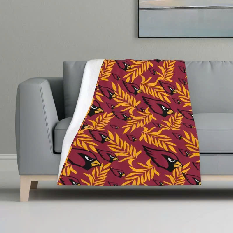 Arizona Cardinals Blankets Sherpa Blanket Throw Blanket