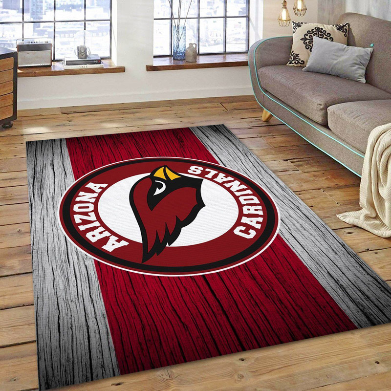 Arizona Cardinals Rug NFL Area Rug Living Room Rug Indoor Rugs Rectangle Carpet
