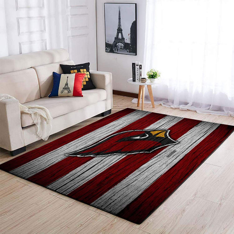 Arizona Cardinals Rug NFL Area Rug Bathroom Rugs Indoor Indoor Rug Rectangle Carpet