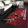 Arizona Cardinals Area Rug NFL Area Rug Bedroom Rug Indoor Rugs Rectangle Carpet arizona cardinals rug living room rug floor rug regtangle carpet home decor ver 48