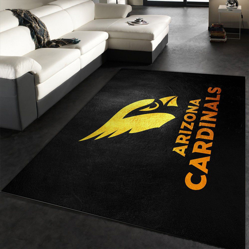 Arizona Cardinals Area Rug NFL Area Rug Living Room Rug Indoor Rugs Rectangle Carpet
