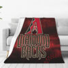 arizona diamondbacks blanket sherpa blanket throw blanket v31