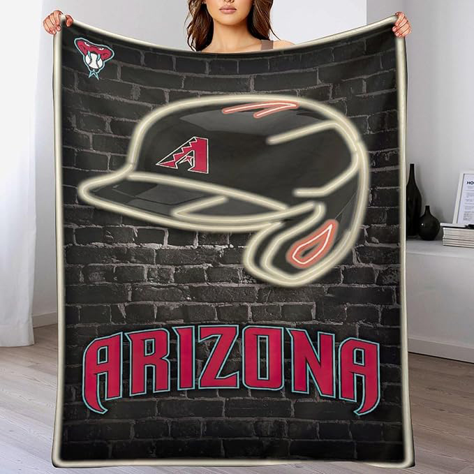 Arizona Diamondbacks Blankets Sherpa Blanket Throw Blanket