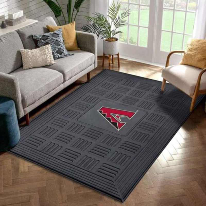 Arizona Diamondbacks Area Rug MLB Area Rug Living Room Rug Indoor Rugs Rectangle Carpet