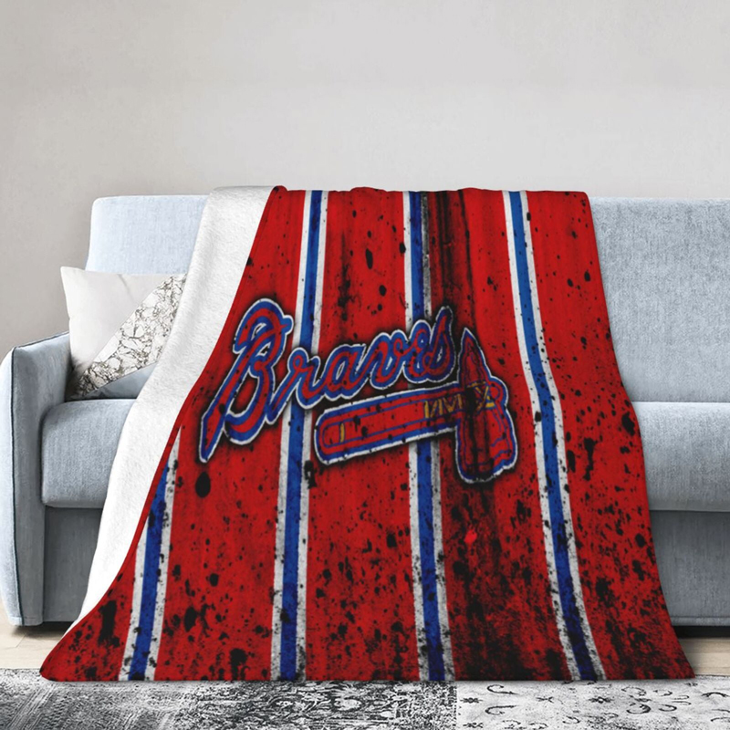 Atlanta Braves Blanket FLeece Blanket Throw Blanket