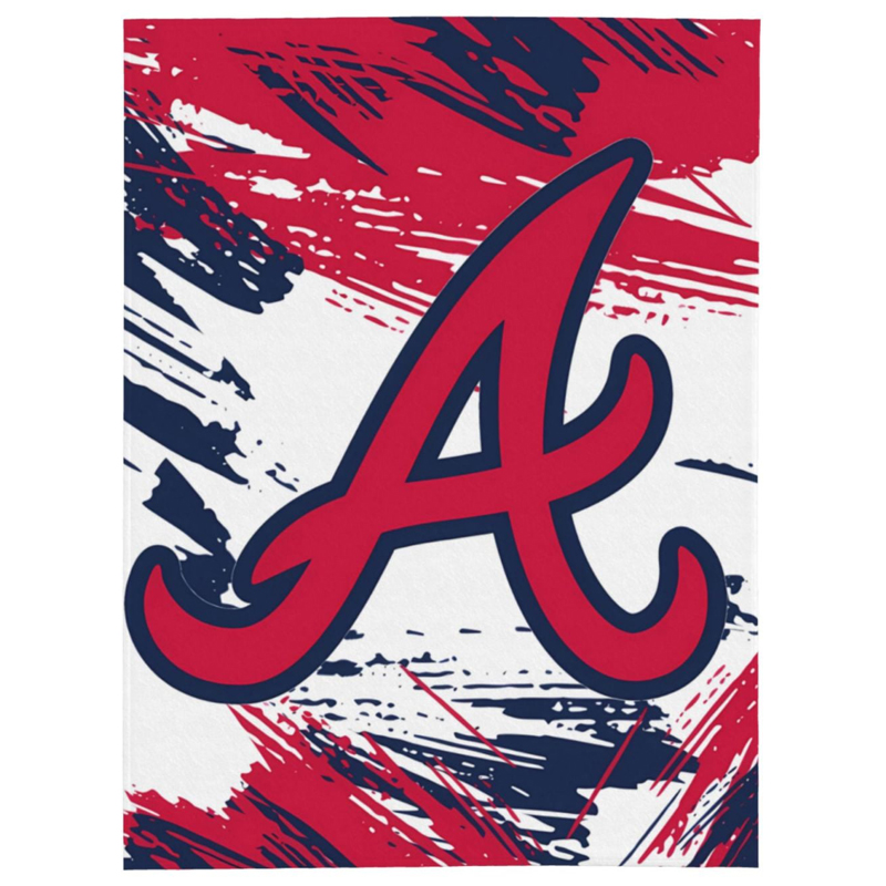 Atlanta Braves Blanket FLeece Blanket Throw Blanket