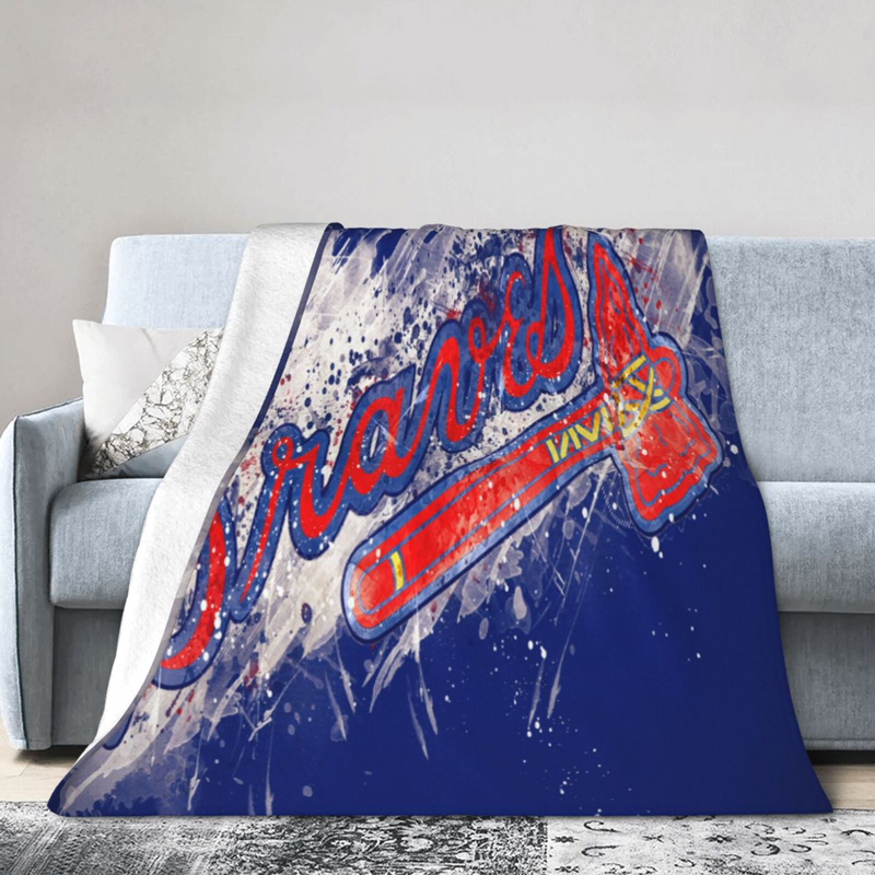 Atlanta Braves Blanket FLeece Blanket Throw Blanket