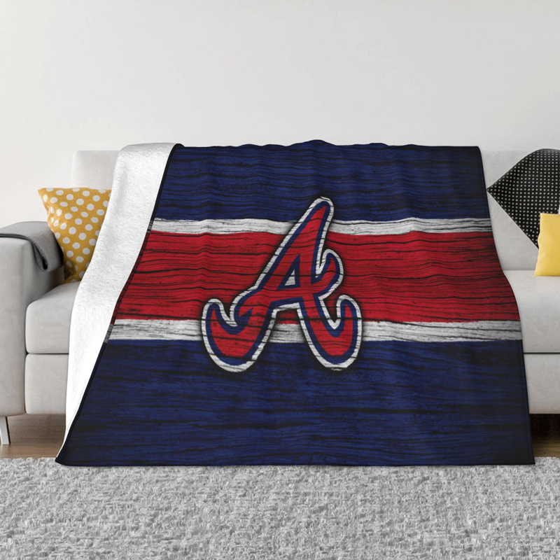 Atlanta Braves Blanket FLeece Blanket Throw Blanket