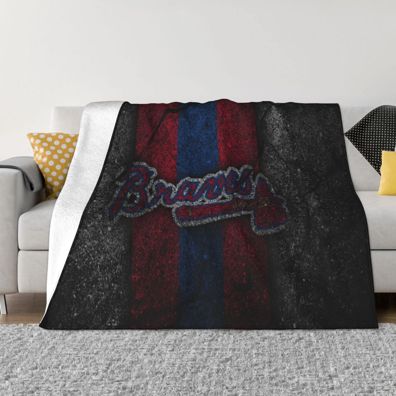 Atlanta Braves Blankets FLeece Blanket Throw Blanket
