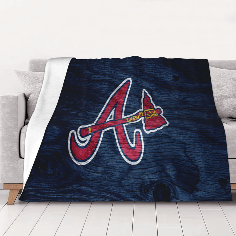 Atlanta Braves Blankets FLeece Blanket Throw Blanket