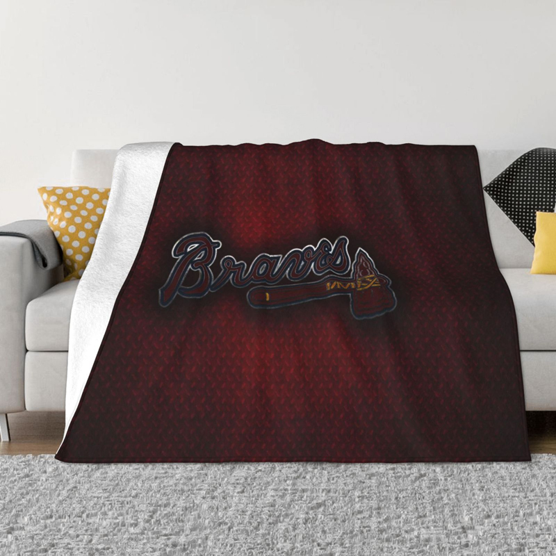 Atlanta Braves Blankets FLeece Blanket Throw Blanket