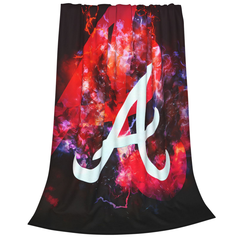 Atlanta Braves Blankets FLeece Blanket Throw Blanket
