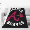 atlanta braves blankets fleece blanket throw blanket v7