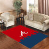 Atlanta Braves Area Rug MLB Area Rug Bedroom Rug Indoor Rug Rectangle Carpet atlanta braves rug living room carpet regtangle carpet floor decor home decor ver 27