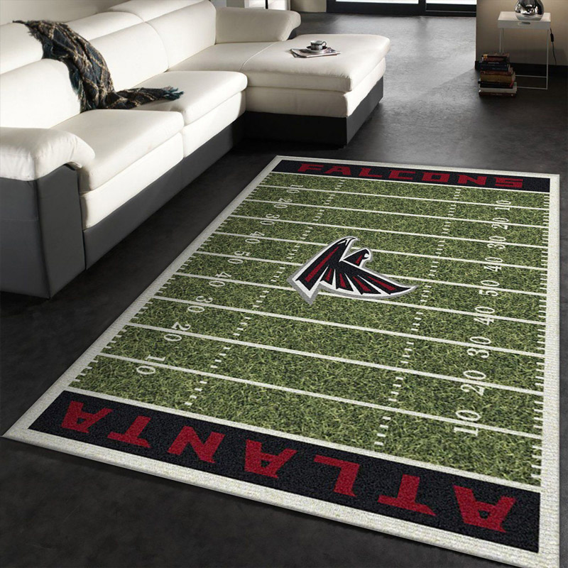 Atlanta Falcon Rug NFL Area Rug Bathroom Rug Indoor Indoor Rugs Rectangle Carpet