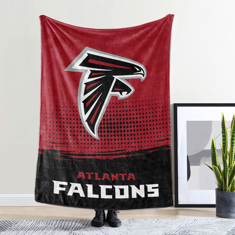 Atlanta Falcons Blankets Sherpa Blanket Throw Blanket