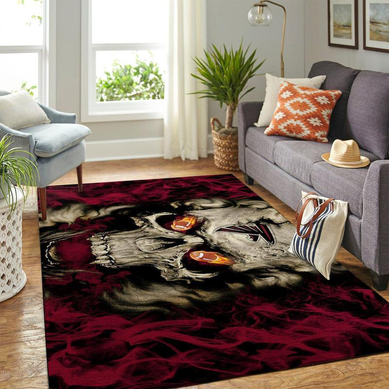 Atlanta Falcon Area Rug NFL Area Rug Bathroom Rug Indoor Indoor Rugs Rectangle Carpet