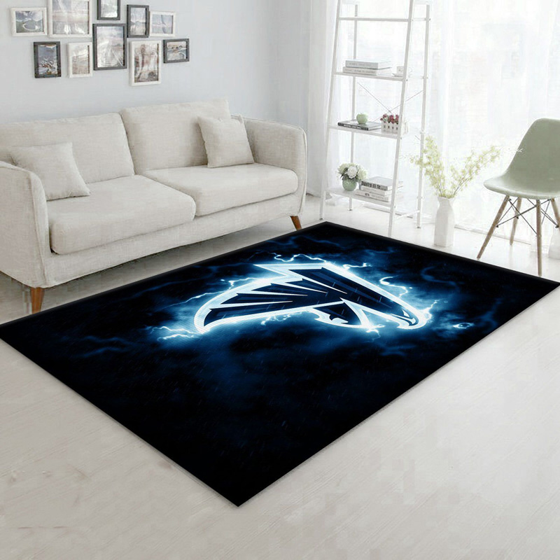 Atlanta Falcon Area Rug NFL Area Rug Bedroom Rug Indoor Rug Rectangle Carpet